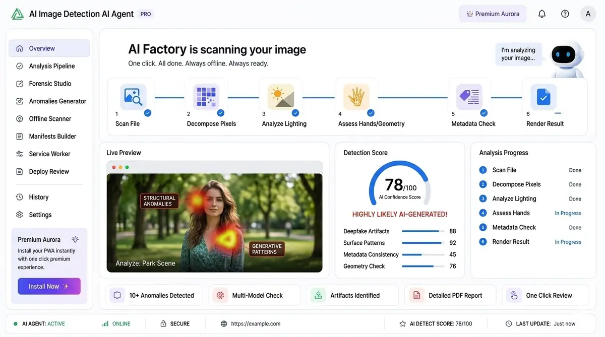 AI stock news assistant — example of the AI tool dashboard software